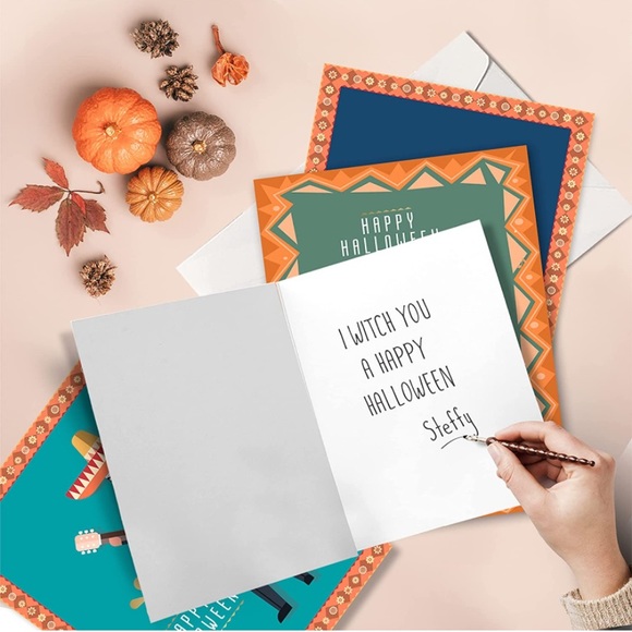 Easykart Labels 24 Halloween Cards Assortment - Picture 5 of 9